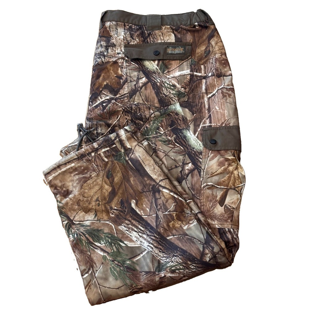 Scent Lok Pants Mens 3X 3320-040 Full Season Camo Cargo Hunting Fleece Lined